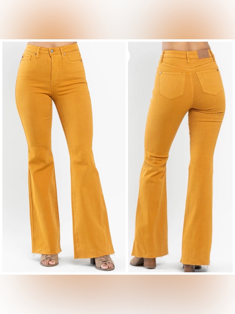 Judy Blue High Waist Marigold Flare Jeans Womens Size 13/31